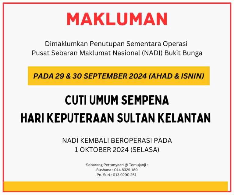 2024 CUTI HARI KEPUTERAAN